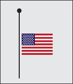  flag etiquette, American flag etiquette, flag etiquette half staff